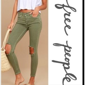 Free People hi rise jeans